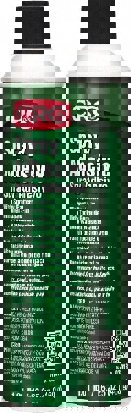 Spray Adhesive: 24 oz Aerosol Can, White